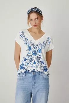 Хлопковая футболка Medicine, бежевый