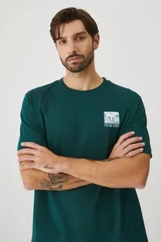 Хлопковая футболка Medicine, бирюзовый