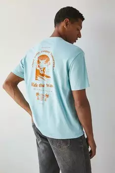 Хлопковая футболка Medicine, бирюзовый