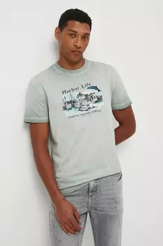 Хлопковая футболка Medicine, бирюзовый