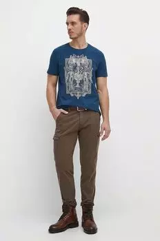 Хлопковая футболка Medicine, бирюзовый