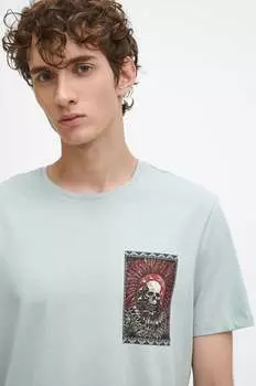 Хлопковая футболка Medicine, бирюзовый