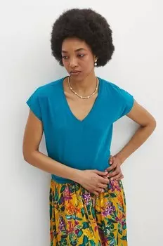 Хлопковая футболка Medicine, бирюзовый