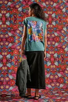 Хлопковая футболка Medicine, бирюзовый