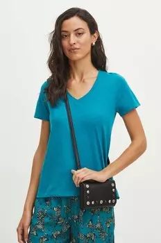 Хлопковая футболка Medicine, бирюзовый