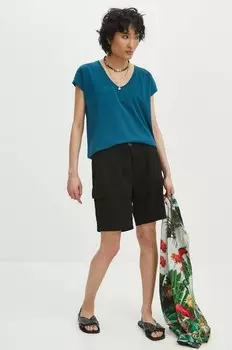 Хлопковая футболка Medicine, бирюзовый