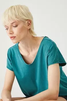 Хлопковая футболка Medicine, бирюзовый