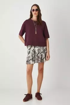 Хлопковая футболка Medicine, бордовый