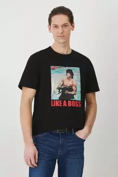 Хлопковая футболка Medicine, черный