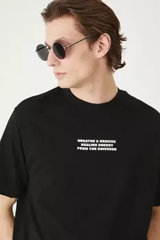 Хлопковая футболка Medicine, черный