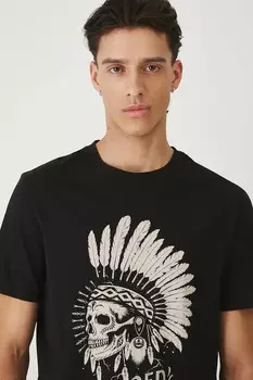 Хлопковая футболка Medicine, черный