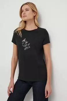 Хлопковая футболка Medicine, черный