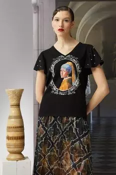 Хлопковая футболка Medicine, черный