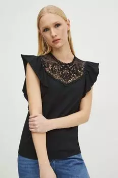 Хлопковая футболка Medicine, черный