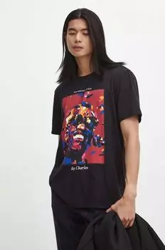 Хлопковая футболка Medicine, черный