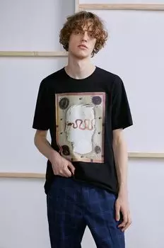 Хлопковая футболка Medicine, черный