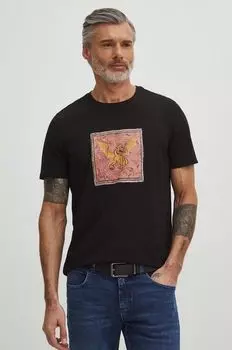 Хлопковая футболка Medicine, черный