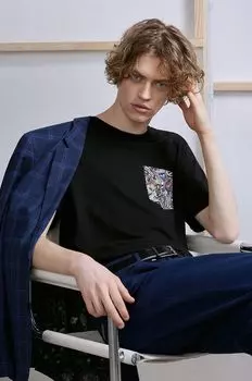 Хлопковая футболка Medicine, черный