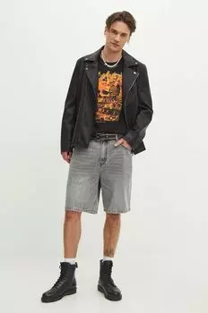 Хлопковая футболка Medicine, черный