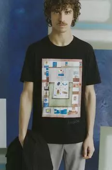 Хлопковая футболка Medicine, черный