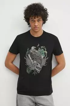 Хлопковая футболка Medicine, черный