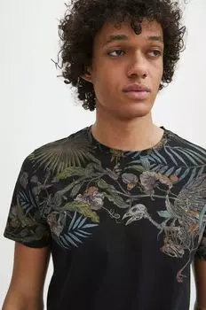 Хлопковая футболка Medicine, черный