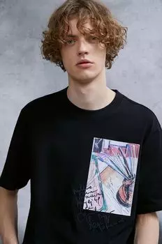 Хлопковая футболка Medicine, черный