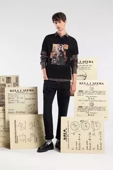 Хлопковая футболка Medicine, черный