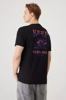 Хлопковая футболка Medicine, черный