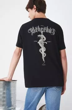 Хлопковая футболка Medicine, черный