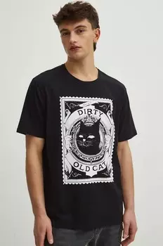 Хлопковая футболка Medicine, черный