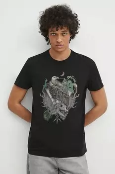 Хлопковая футболка Medicine, черный