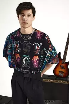 Хлопковая футболка Medicine, черный