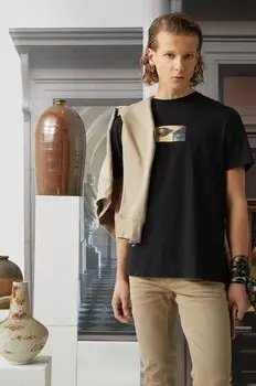 Хлопковая футболка Medicine, черный