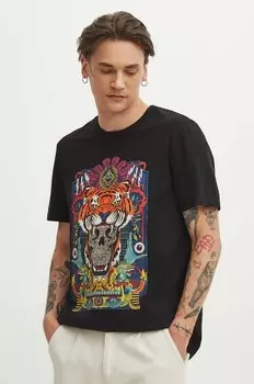 Хлопковая футболка Medicine, черный