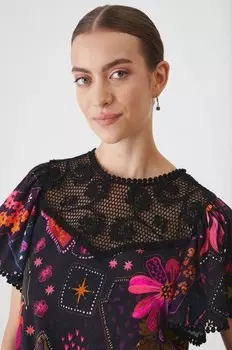 Хлопковая футболка Medicine, черный