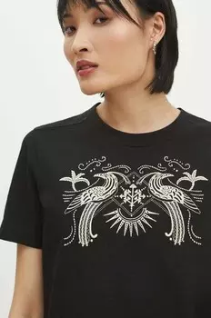 Хлопковая футболка Medicine, черный