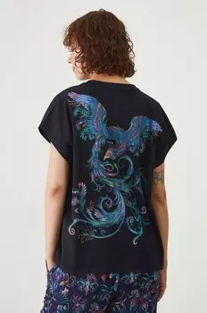 Хлопковая футболка Medicine, черный