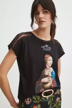 Хлопковая футболка Medicine, черный