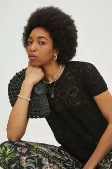 Хлопковая футболка Medicine, черный