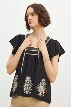 Хлопковая футболка Medicine, черный