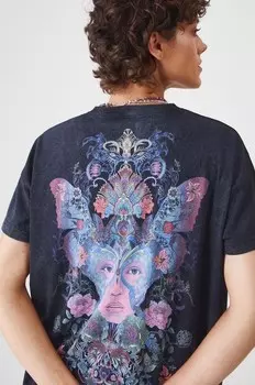 Хлопковая футболка Medicine, черный