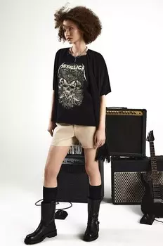 Хлопковая футболка Medicine, черный