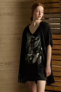 Хлопковая футболка Medicine, черный