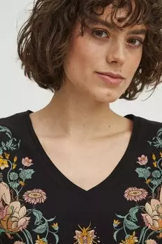 Хлопковая футболка Medicine, черный