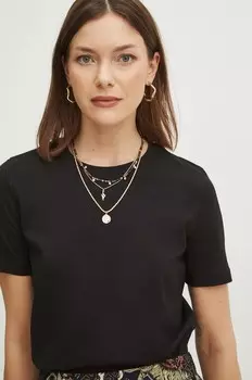 Хлопковая футболка Medicine, черный