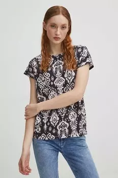 Хлопковая футболка Medicine, черный