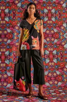 Хлопковая футболка Medicine, черный