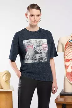 Хлопковая футболка Medicine, черный