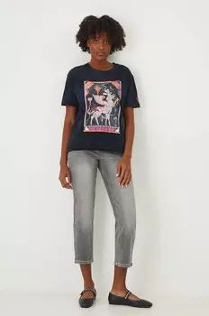 Хлопковая футболка Medicine, черный